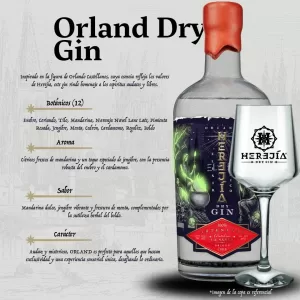 Ficha Técnica Herejía Orland Dry Gin Premium Box