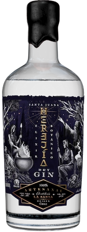 Botella de Gin Premium Herejía Santa Juana Dry Gin