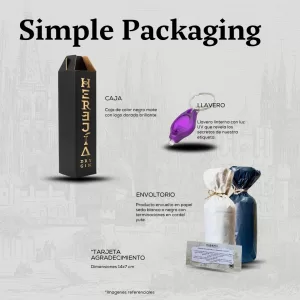 Herejía Dry Gin Packaging Simple